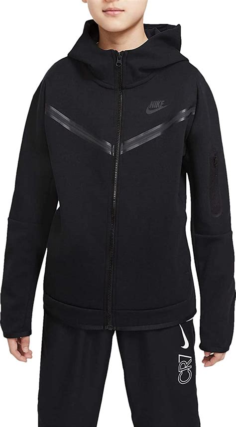 Nike Sportswear Tech Fleece Big Kids Boys Pants Fz Cu9223 010 Black