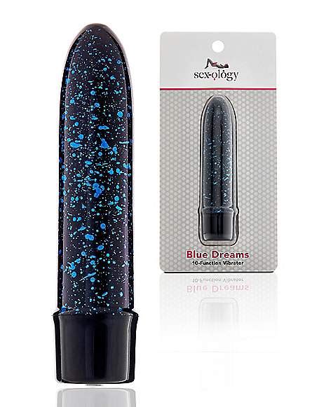 Blue Dreams 10 Function Waterproof Bullet Vibrator 5 Inch Sexology Spencers