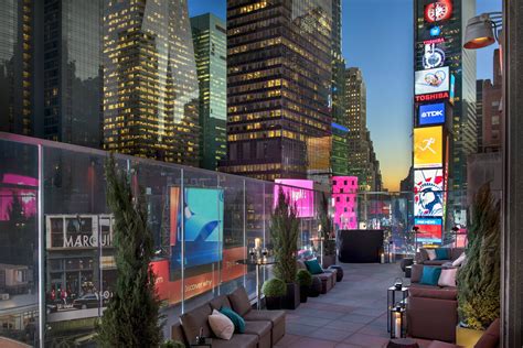 New York Marriott Marquis Broadway Terrace Guestroom Beautiful Holidays Times Square Ball