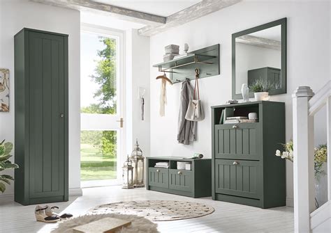 Schreibt man gaderobe oder garderobe? Ascot Garderobe Dielen Set Flurgarderobe 5-teilig 273cm ...