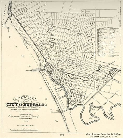 Buffalo1849 Ny Map Buffalo Ny Map Map