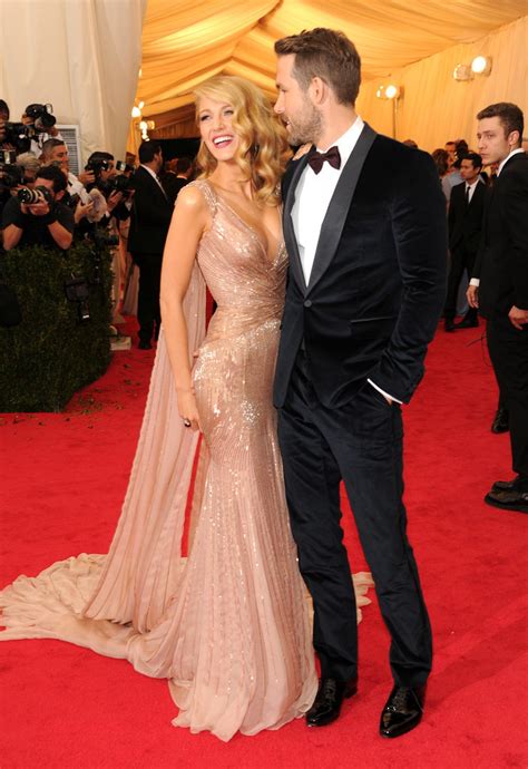 Blake Lively And Ryan Reynolds At The 2014 Met Gala Who Wore What