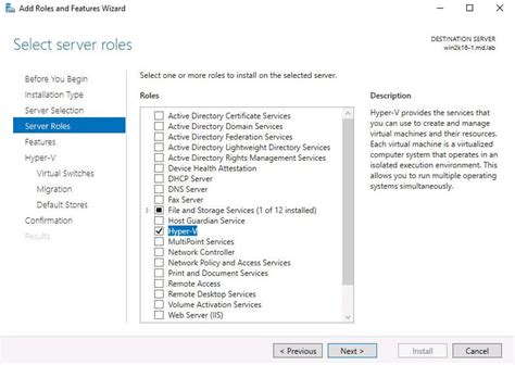 How To Install Hyper V Role In Windows Server 2016