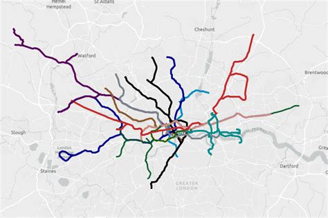 Fascinating Tfl And London Tube Map Shows Exact Geography Of Transport