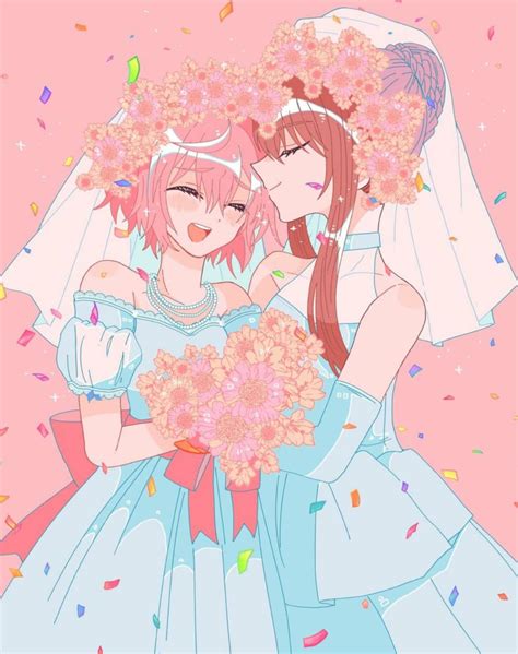 Monika X Sayori Ddlc Weddingyuri