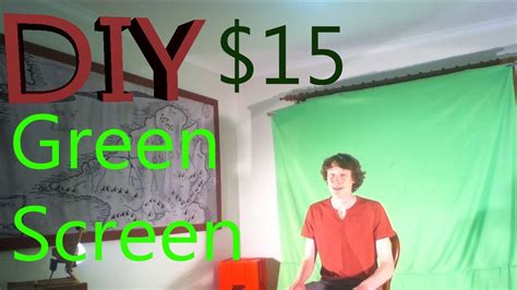 Super Awesome Diy Green Screen Setup Fo Cheap Youtube