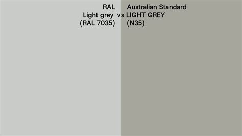 Ral Light Grey Ral Vs Australian Standard Light Grey N Side