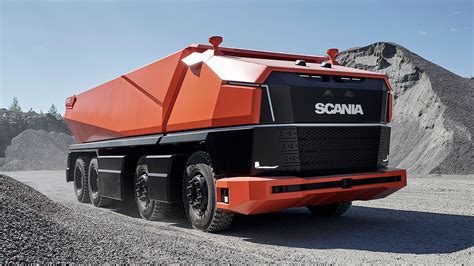 Scanias New Autonomous Truck Concept Does Away With The Cabin Shouts