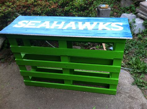Shop online or find a nearby store at mybobs.com! SeaHawk themed bar pallet wood | Seattle seahawks party ...