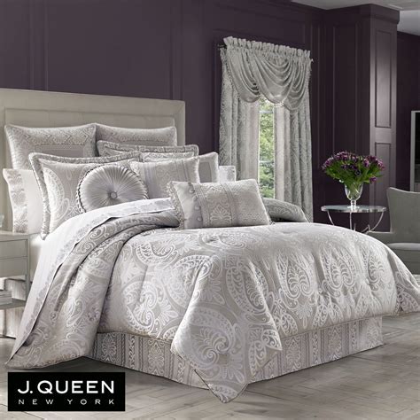 Le Blanc Comforter Set Silver Comforter Sets Bed Linens Luxury