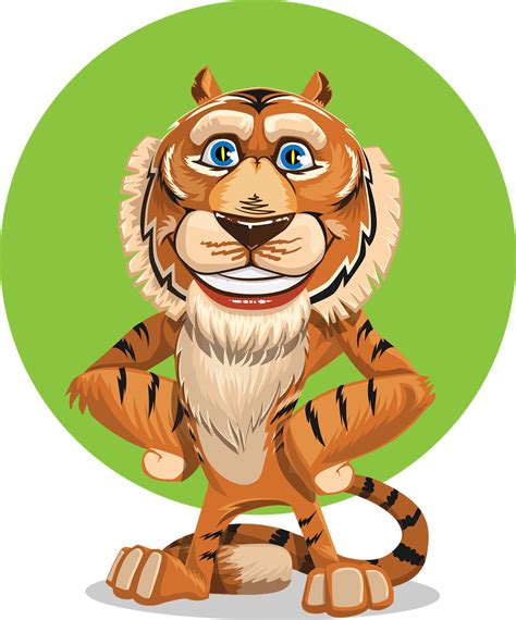 Tiger Tier Lächelnd Kostenlose Vektorgrafik Auf Pixabay Pixabay