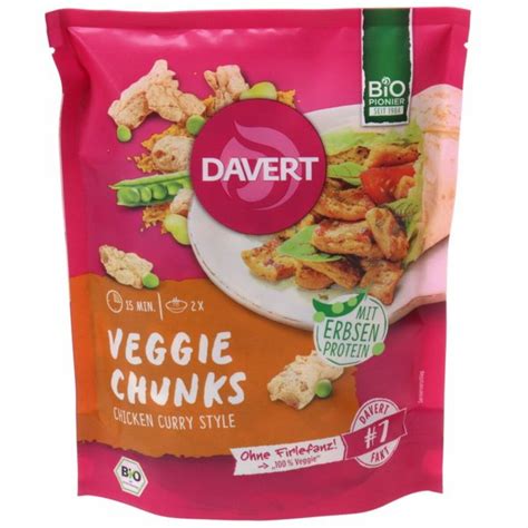 Davert Bio Veggie Chunks Chicken Curry Style Von Motatos Ansehen