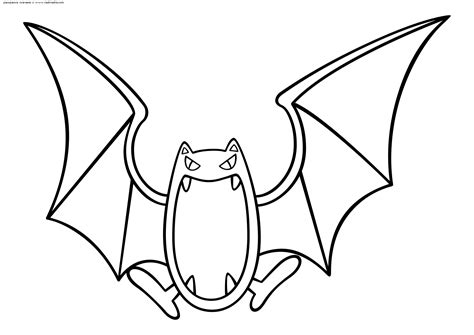 Golbat Coloring Pages Coloring Pages