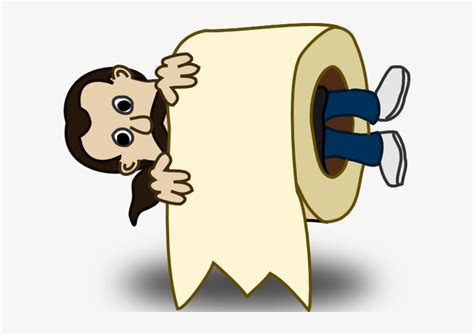 How To Set Use Man Toilet Paper Roll Clipart Roll Clip Art