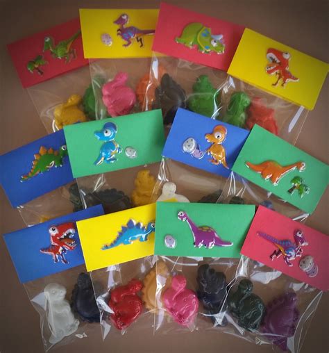 Dinosaur Birthday Party Favor Bags With By Krazykoolkrayons