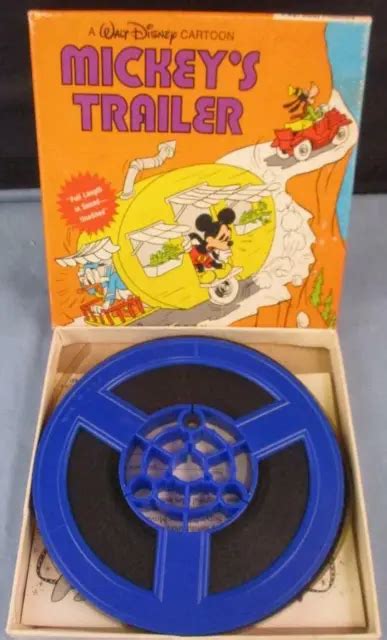 Vtg Walt Disneys Super 8 Mickeys Mouse Trailer Home Movie Film 8mm