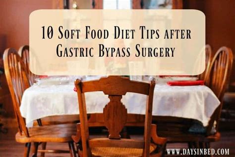 Avoid fatty and sugary foods if they cause discomfort. 10 Soft Food Diet Tips After Bariatric Surgery · The ...