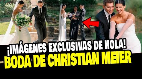 BODA DE CHRISTIAN MEIER ASÍ FUE EL GRAN MATRIMONIO CON ANDREA BOSIO YouTube