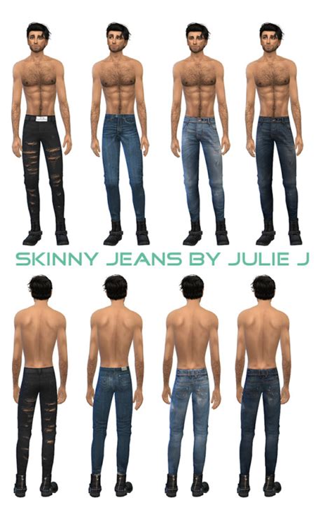 Male Skinny Jeans At Julietoon Julie J Sims 4 Updates