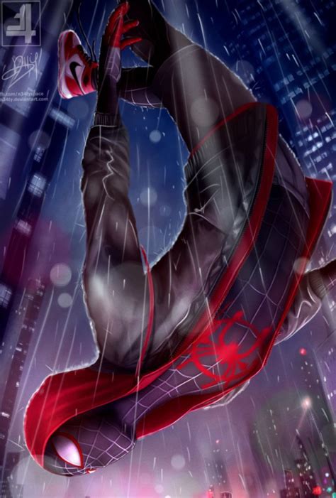 Miles Morales Ultimate Spider Man Into The Spid Spiderman90s