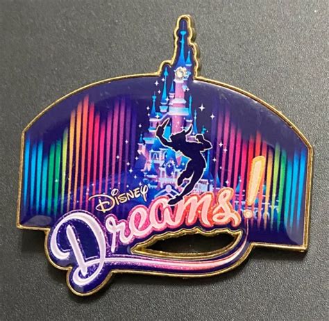 Disney Pin Disneyland Dreams Peter Pan Dlp Dlrp Resort Paris Pin Badge