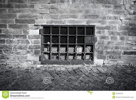 Brick Wall With A Window Stock Photo Image Of Material 43494410