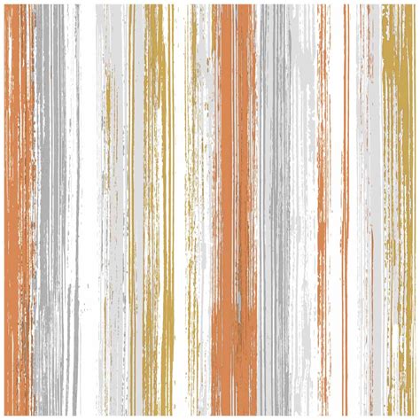 Wilko Wallpaper Stripe Orange And Yellow Wilko