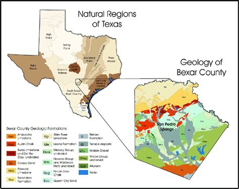 Natural Regions Of Texas And Geology Of Bexar County