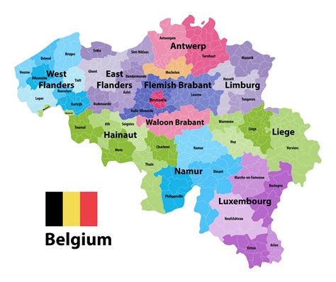 Political Map Of Belgium Country Facts History And Faqs