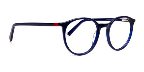 Dark Blue Round Full Rim Glasses Rhodes 4 Specscart ®