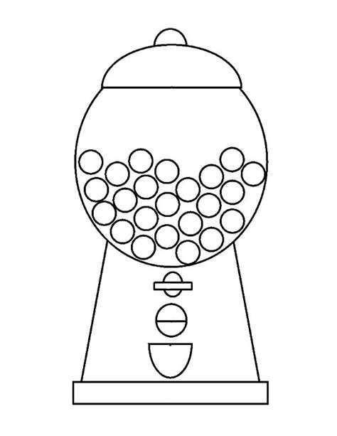 This worksheet has just words displayed for those who are working on easter coloring pages, 40 printable easter coloring pages for kids, boys, girls, teens, easter egg hunt, rabbit/bunny, easter party activity. Bubble Gum Machine Drawing at GetDrawings | Free download