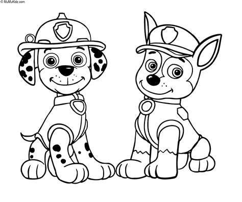 Paw patrol ausmalbilder