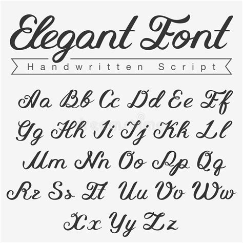 Elegant Font Lettering Alphabet Fonts Cursive Fonts Alphabet