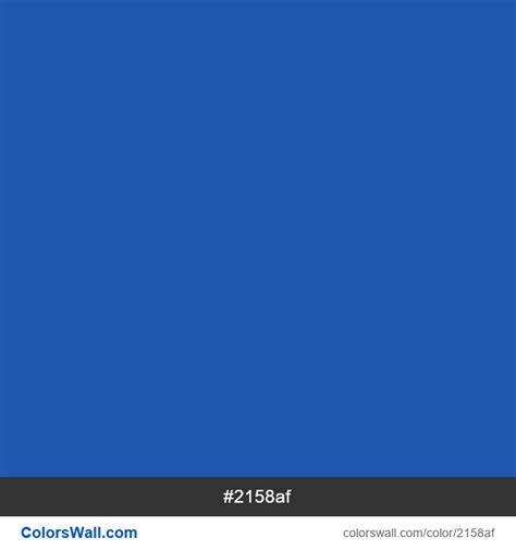 2158af Hex Color Cerulean Blue Information Colorswall