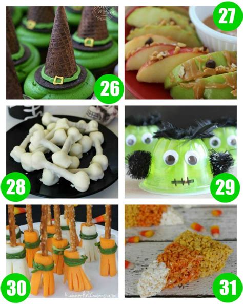 31 Days Of Kids Halloween Party Food Crafts