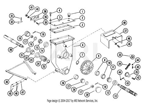Ariens 731010 Front Pto Kit Gt Parts Diagram For Front Pto 540 Rpm Kit