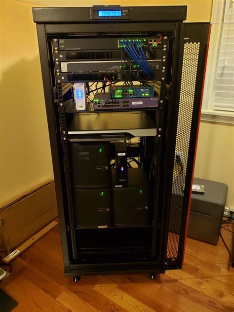 Sysracks U Rack Server Cabinet Enclosure Power Strip Shelves Casters Cooling