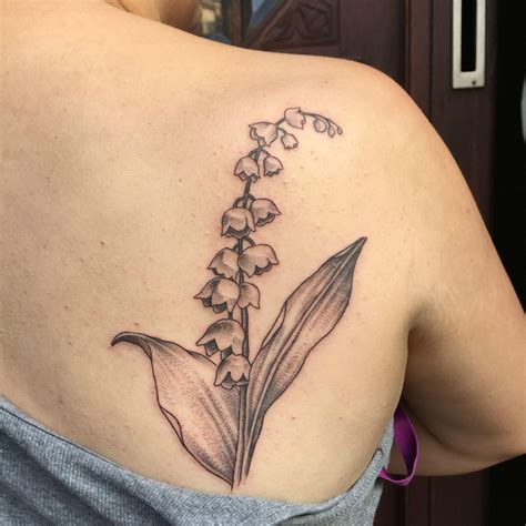 Lily of the Valley by Erik De Haan at Papanatos Tattoo, Den Hague