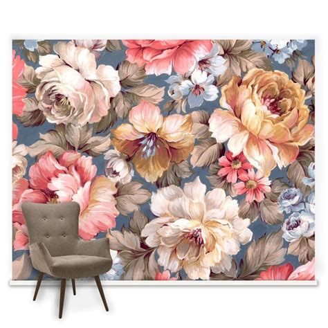 Couture Painterly Floral Mural Grahambrownuk