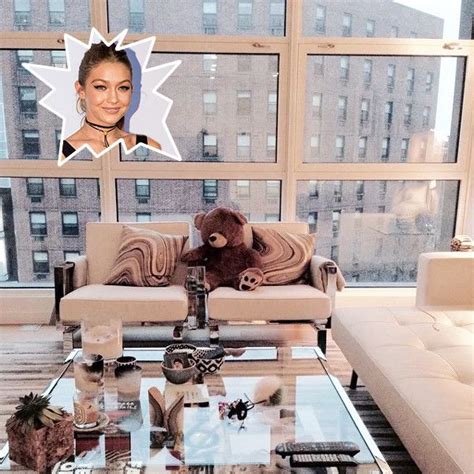 Gigi Hadids Seating Space 25 Celebrity Rooms We Want To Live In Photos Gigi Hadid Apartment