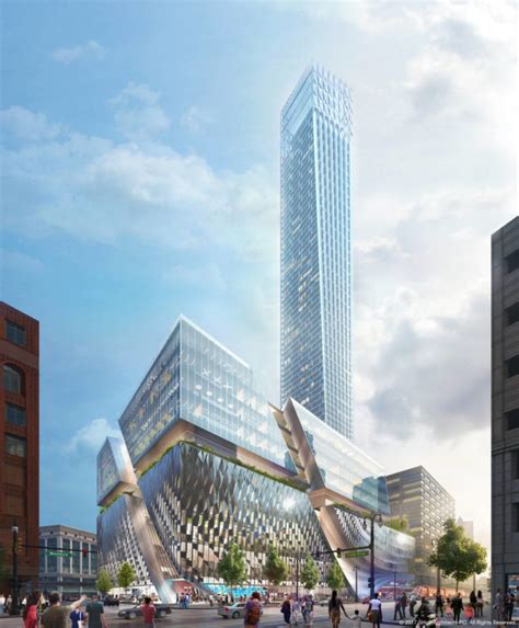 Breaking Ground On Michigans Tallest Building Construction Specifier