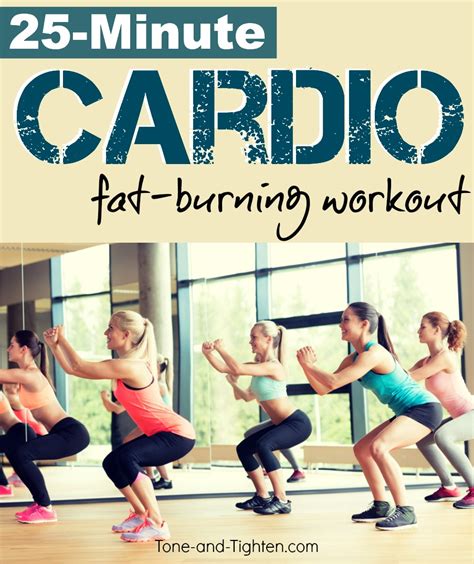 25 minute circuit fat burning cardio workout