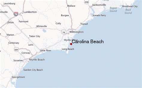 Carolina Beach State Park Map