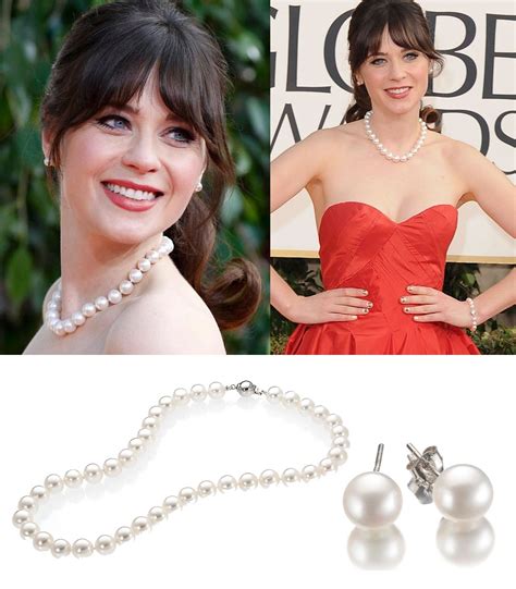 Get Zooey Deschanels Look With Our Stunning Freshwater Pearls