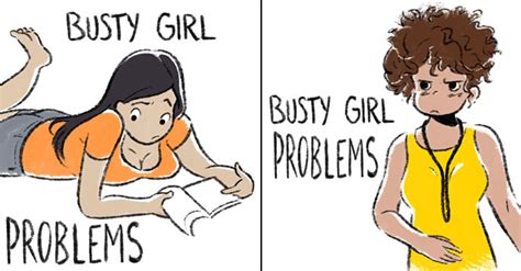busty girl problems comic media chomp