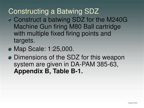 Ppt Sdz Construction Firing Lanes Range Powerpoint Presentation Id