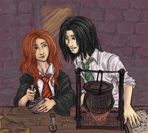 severusandlily severus snape and lily evans fan art 6678513 fanpop