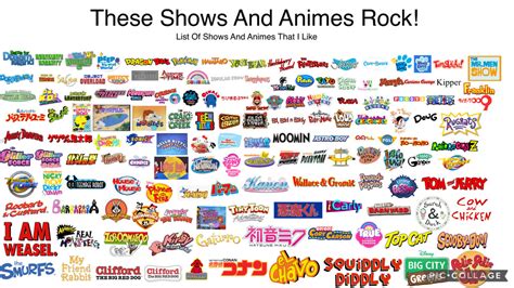These Shows And Animes Rock By Erick2k21 On Deviantart