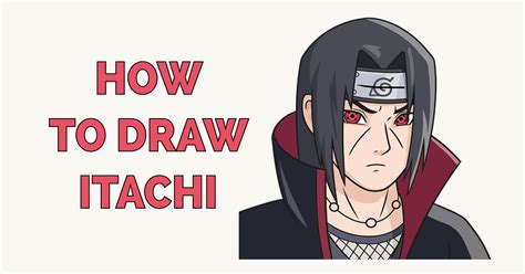 How To Draw Itachi Uchiha Really Easy Drawing Tutorial