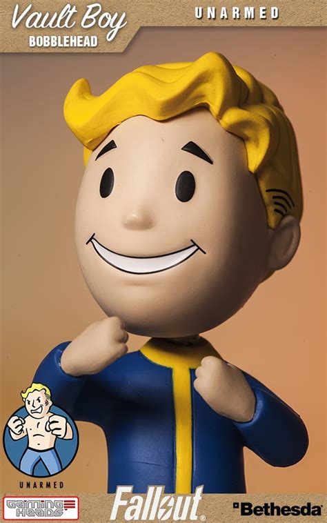 Fallout® 4 Vault Boy 111 Bobbleheads Series Two Unarmed Gaming Heads